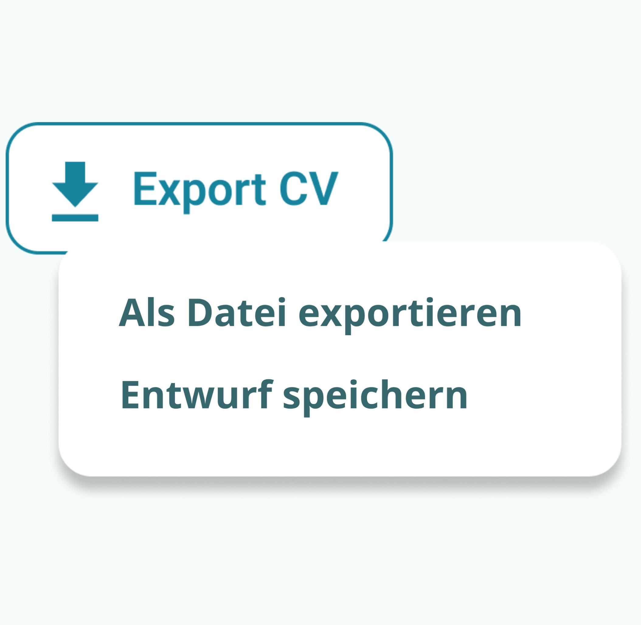 CV als Word-Datei herunterladen